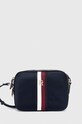 Τσάντα Tommy Hilfiger υφασμάτινο σκούρο μπλε AW0AW15893