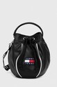 Tommy Jeans torebka aplikacja czarny AW0AW15437