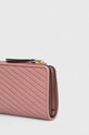 Usnjena denarnica Tory Burch 155894.651 roza AW23