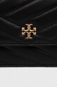 Δερμάτινη τσάντα Tory Burch μαύρο 152356.001
