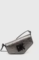srebrna Usnjena torbica Dkny Ženski