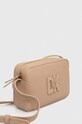 Δερμάτινη τσάντα DKNY R33EKY31 μπεζ AW24