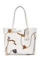 Двостороння сумочка Lauren Ralph Lauren білий 431795329