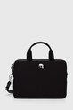 Taška na notebook Karl Lagerfeld hladký černá 235W3262