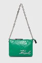 Karl Lagerfeld borsetta applique verde 236W3201