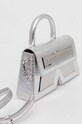 Δερμάτινη τσάντα Karl Lagerfeld 236W3187 ασημί AW23
