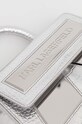 Αξεσουάρ Δερμάτινη τσάντα Karl Lagerfeld 236W3187 ασημί