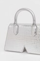 Δερμάτινη τσάντα Karl Lagerfeld ασημί 236W3187