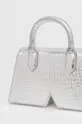 srebrna Usnjena torbica Karl Lagerfeld