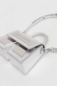 Δερμάτινη τσάντα Karl Lagerfeld 236W3187 ασημί