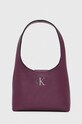 Kabelka Calvin Klein Jeans imitácia kože fialová K60K611212