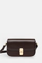 Шкіряна сумочка A.P.C. Sac Grace Shoulder лицьова шкіра коричневий PXBMW.F61615
