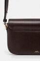 Akcesoria A.P.C. torebka skórzana Sac Grace Shoulder PXBMW.F61615 brązowy