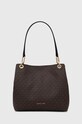 Τσάντα MICHAEL Michael Kors απομίμηση λείου δέρματος καφέ 30F3G8KT7B
