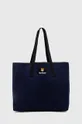 σκούρο μπλε Τσάντα Barbour Barobour X Maison Kitsune Reversible Tote Bag Γυναικεία