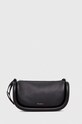 JW Anderson leather handbag detachable strap black HB0568.LA0107