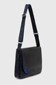 Ader Error leather handbag Vlead Messenger Bag BMADFWBA1101 black AW23