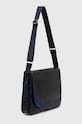 Ader Error leather handbag Vlead Messenger Bag BMADFWBA1101 black AW23