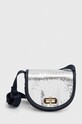 Παιδική τσάντα Tommy Hilfiger υφασμάτινο ασημί AW0AW15626.9BYX