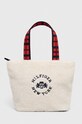 Detská kabelka Tommy Hilfiger nášivka biela AU0AU01773.9BYX