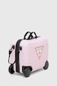 Guess walizka dziecięca 76x36x33 cm H3GZ04.WFGY0.9BYX różowy AW23