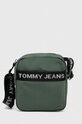 Σακίδιο Tommy Jeans υφασμάτινο πράσινο AM0AM11177