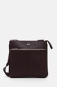 BOSS borseta de piele uni violet 50483567
