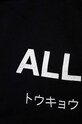 AllSaints torba bawełniana UNDERGROUND TOTE czarny MB540X