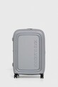 Mandarina Duck walizka LOGODUCK + 75x49x31-34 cm mieści A4 srebrny P10SZV33