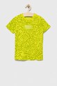 Guess t-shirt bawełniany dziecięcy wzorzyste zielony L3YI16.K8HM3.9BYX
