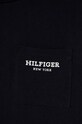 Chłopiec Tommy Hilfiger t-shirt bawełniany dziecięcy KB0KB08354.74.122.9BYX granatowy