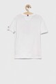 Tommy Hilfiger t-shirt bawełniany dziecięcy KB0KB08323.74.122.9BYX biały AW23