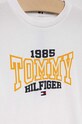 Chłopiec Tommy Hilfiger t-shirt bawełniany dziecięcy KB0KB08323.74.122.9BYX biały