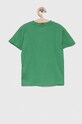 Tommy Hilfiger t-shirt bawełniany dziecięcy KB0KB08323.74.122.9BYX zielony AW23
