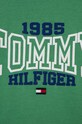 Chłopiec Tommy Hilfiger t-shirt bawełniany dziecięcy KB0KB08323.74.122.9BYX zielony