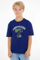 blu navy Tommy Hilfiger t-shirt in cotone per bambini Ragazzi