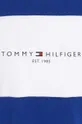 plava Dječja pamučna majica kratkih rukava Tommy Hilfiger
