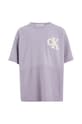 Calvin Klein Jeans t-shirt bawełniany dziecięcy IB0IB01729.9BYX fioletowy AW23