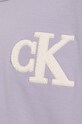 Calvin Klein Jeans t-shirt bawełniany dziecięcy fioletowy IB0IB01729.9BYX