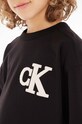 Calvin Klein Jeans t-shirt bawełniany dziecięcy IB0IB01729.9BYX czarny