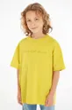 żółty Calvin Klein Jeans t-shirt Chłopięcy