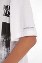 Detské bavlnené tričko Calvin Klein Jeans IB0IB01767.9BYX biela