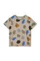 γκρί Παιδικό βαμβακερό μπλουζάκι Liewood Για αγόρια