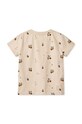 Liewood t-shirt bawełniany dziecięcy LW15385 pomarańczowy AW23