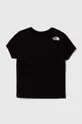Detské bavlnené tričko The North Face B MOUNTAIN LINE S/S TEE čierna