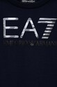 Chłopiec EA7 Emporio Armani t-shirt bawełniany dziecięcy 6RBT53.BJ02Z granatowy