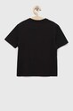 Детска памучна тениска EA7 Emporio Armani 6RBT53.BJ02Z черен AW23