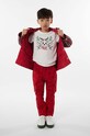 Kenzo Kids t-shirt bawełniany dziecięcy nadruk beżowy K25883.114.150