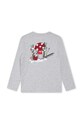 CHLAPEC Dětské bavlněné tričko s dlouhým rukávem Kenzo Kids K25886.102.108 šedá