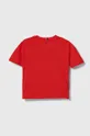 Otroška bombažna kratka majica Tommy Hilfiger rdeča